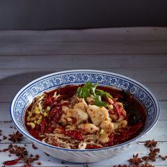 Sichuan simmered Sliced Fish (half ) [for 2-3 person]