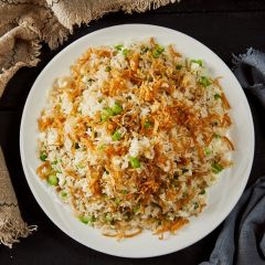 Conpoy and Egg White Fried Rice 