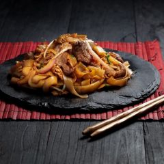 Stir-fried Barbecued Pork with Udon Set