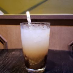 Barley Water with Red Bean (Iced)